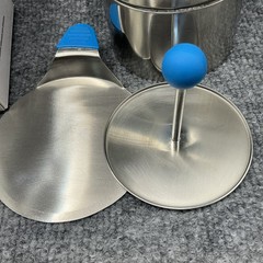 Ateco 4-Pc Round Food Molding Set Stainless Steel 3.5” dia X 2.1” H Rings 4952