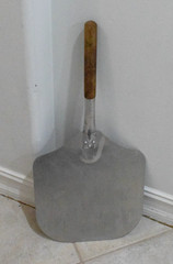 Commercial American Metalcraft 12″X 14″ Aluminum Pizza Peel W/ 12″ Wooden Handle
