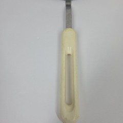 Vtg Bonny Nylon Round Wide Slotted Spatula Turner Flipper Blue Plastic