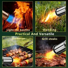 SEESE Powerful Propane Torch Gun,Kitchen Cooking Torch With One-Touch Max Fir…