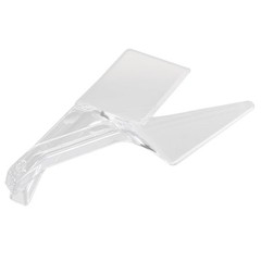 Cake Spatula Set 2-Piece – Clear Plastic Heavy Duty – Free Shipping