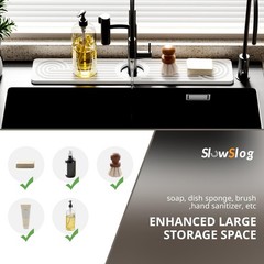 Quick Dry Sink Splash Guard – 15.8″ Quick Drying Diatomite Earth Faucet Mat