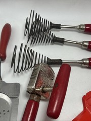 Vintage Red Handled Kitchen Tools And Utensils Lot Of 9