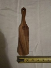 5PCS Wooden Spurtles Set, Non-Stick Natural teak Wood Spatulas Comes With Apron