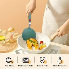 Cookware Pan, Heat Resistant 600°F, Thin Flexible Cooking Spatula for Kitchen
