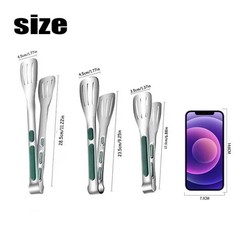 Stainless Steel Steak Clamp Food Bread Meat Clip Tongs BBQ Kitchen Cooking Tools