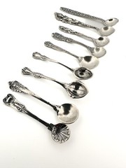 Solid 925 Sterling Silver Small Salt Spoon – Elegant Miniature Spoon