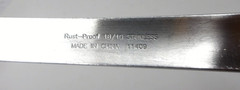 Winco Basting Spoon, 18/10 Stainless Steel & Nylon, Black/Silver, 14 in #11409