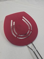 Chefstyle Red Wide Round Spatula Flexible Spatula For Pancakes