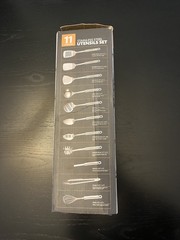 Maphyton Cooking Utensil Set, 11 PCS Stainless Steel, Silver