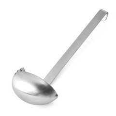 Amco Stainless Steel Straining Ladle – 6.5-ounce Dishwasher Safe