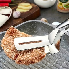 Tongs Steak Clamp Kitchen Stainless Steel Tool Food Clip Bread Meat BBQ Cooking