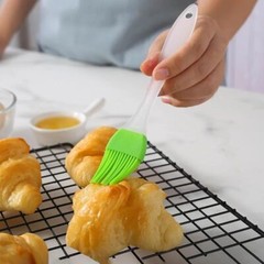 6Pcs Silicone Basting Pastry Barbecue oil Brush for BBQ Basting Kitchen Party US