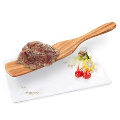 Spurtle Kitchen Cooking Utensil 5pc Set Teak Wood Non Stick Wooden Spatula Spoon