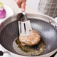 Stainless Steel Steak Clamp Food Clip Tongs Bread Meat BBQ Kitchen Cooking Tool
