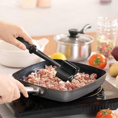 Meat Hamburger Chopper Heat Resistant Utensil Ground Beef Potato Masher Spatula