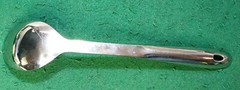 Vintage ALL-Clad Polished Stainless Steel Solid Kitchen Spoon