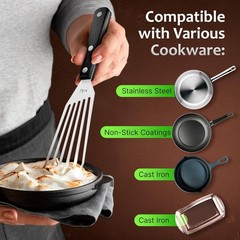 MIU Fish Spatula – Lightweight & Dishwasher Safe – Perfect for High-Heat Cooking