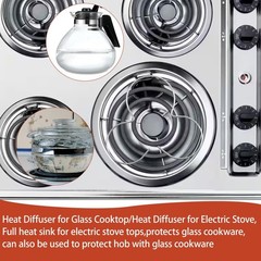 Heat Diffuser for Glass Cooktop/Heat Diffuser for Electric Stove,Full heat si…
