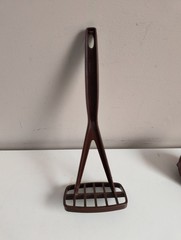 Foley Brown Masher White Spatula Ekco Soup Ladle Vintage Nylon Plastic Lot Of 3