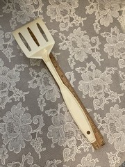 Vintage Unbranded Nylon Plastic Spatula Turner Flipper 11.5” Lightweight