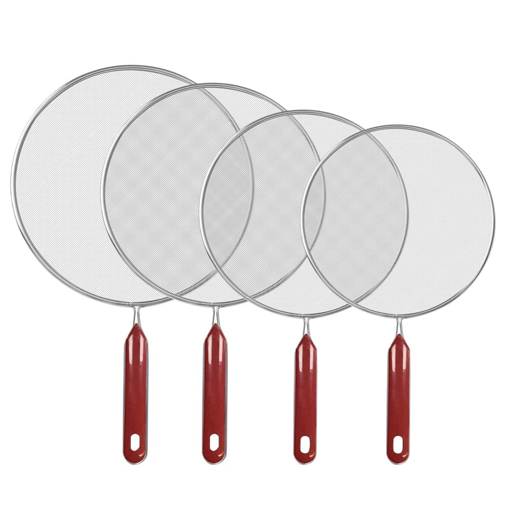 Splatter Screen for Frying Pan, Classic Splatter Screens, Splatter Guard Mesh…