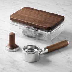 Kitchenaid Walnut Espresso Tools 3 Piece Coffee Hopper Bottomless Portafilter