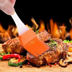 2PCS Oil Brush Silicone Baking Pastry Cream For BBQ Basting Kitchen Party New US