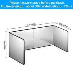 4 Sided Splatter Guard for Frying Stove Top Stainless Steel Splatter Screens …