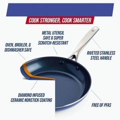 Utensilios De Cocina Sarten Antiadherente De Ceramica Con Infusion De Diamante