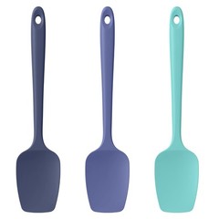 Heat-Resistant Silicone Spoon Spatula Set – Non-Stick, BPA-Free, 600ºF, 3-Piece