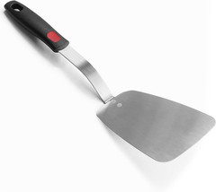 Stainless Steel Flexible Spatula Solid Turner, Thin Metal Spatula for Cast Iron