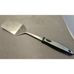 Stainless Steel 13-1/4″ Flipper/Spatula – Silver/Black – China