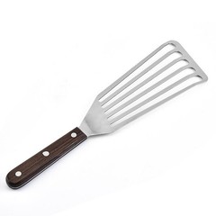 Miu France Small and Large Steel Fish Spatula Slotted Stainless Turner