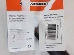 Le Creuset Black Plastic Rice Paddle 10.25 in Long Dishwasher Safe NWT