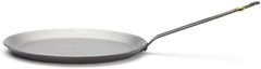 De Buyer Mineral B Round Carbon Steel Crepe/Tortilla Nonstick Pan, 12-Inch