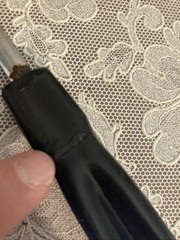 Vintage Unbranded Ekco-like Nylon Spatula Black 12.25”