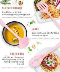 Kitchen Utensils Set-12 Pieces Silicone Cooking Utensils Set (Dishwasher Safe) 3