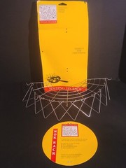 NEW OPEN PACK China Village Deep Fry Steaming Folding Wok/Pan Rack for 12″ Diam