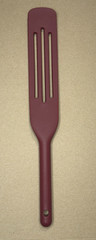 Curtis Stone Spurtle Slotted Spatula Turner Burgundy Kitchen Utensil