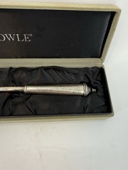 Towle Silver Plated Pasta Serving Fork Spoon Utensil Server In Velvet Box