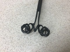 Pampered Chef Black Nylon Spiral Whisk Plastic Lightweight Whip #2330 Retired