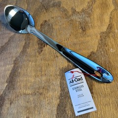All-Clad Long Solid Spoon Polished Stainless Steel 13″ Kitchen Tool Silver