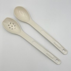 Rubbermaid Heavy Duty Nylon Spoons Basting Stir 1973 Solid 1974 Slotted Set of 2