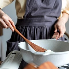Wooden Kitchen Utensil Set – Natural Cooking Tools for Stirring & Serving