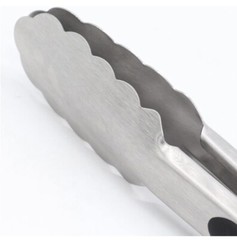 304 Stainless Steel Kitchen Cooking Tongs, 9″ and 12″ Set of 2