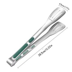 3 PCS Stainless Steel Steak Clamp Food Bread Meat Clip Tongs BBQ Kitchen Cooking