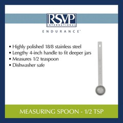 Highly Polished Stainless Steel Endurance Measuring Spoon Kitchen Utensil Tools