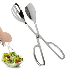 10-Inch Salad Tongs for Serving, Scissor Style Kitchen Tongs for Cooking for …