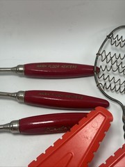 Vintage Red Handled Kitchen Tools And Utensils Lot Of 9